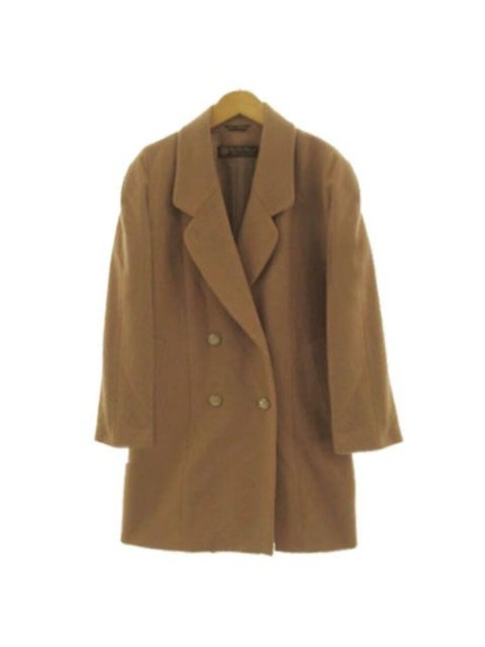 Loro Piana Pure Cashmere Double Breasted Coat 100% Brown